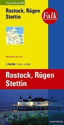 Falk Regionalkarte Rostock - Rügen - Stettin 1:150 000 | Buch | Zustand gut - not specified