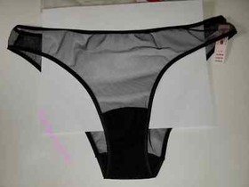 VICTORIA'S SECRET DREAM ANGELS  SATIN  Bow Back Mesh Cheekini Panty
