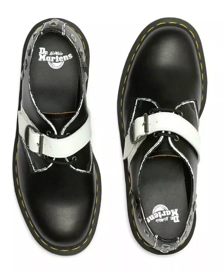 ? DR MARTENS 1461 ZAMBELLO STUD VINTAGE NWT 1461 Zambello Stud in Black | Dr. Martens main image 3