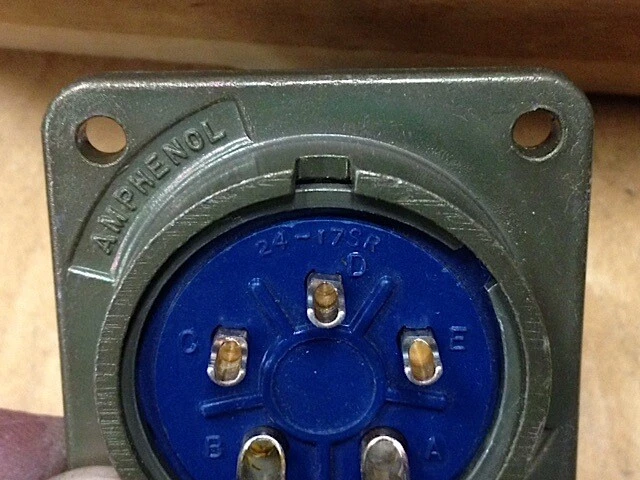 AMPHENOL MS-3102 A24-17S MIL-5015 5-Pos, Size 24 Circular Socket Connector New - Image 4 of 4