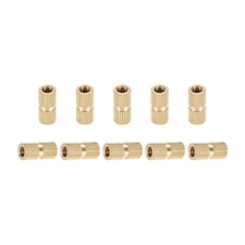 M5x16x7mm(IDxLxOD) Knurled Insert Nuts - 50 Pack - Good for Plastic Shells