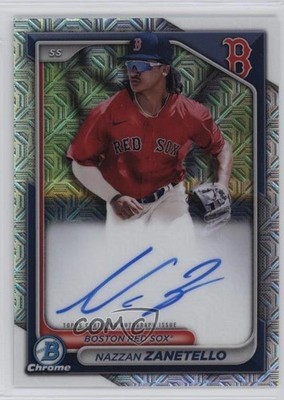2024 Bowman Chrome Prospect Mega Box Nazzan Zanetello #BMA-NZ Auto v1x