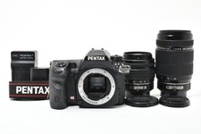 PENTAX K-5 II 16.3MP Digital SLR Camera Body 18-55 55-300mm Lens Set from Japan
