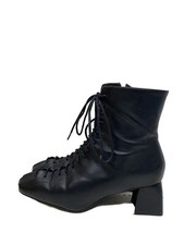 Evol Lace-Up Boots/23Cm/Blk/Leather 3462