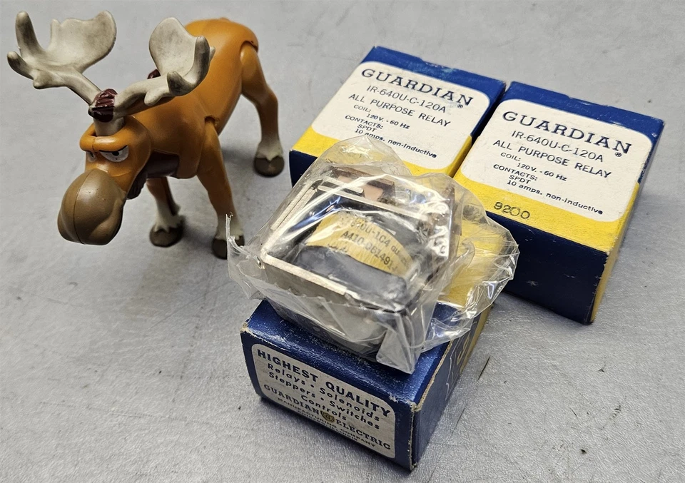 GUARDIAN IR-640U-C-120A All Purpose Relay 120V 60 Hz 10 Amps Lot of 3 - Image 2 of 4