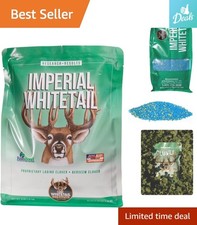 Imperial Clover Food Plot Seed - 4 lbs Organic for Healthy Whitetails, 1/2 Acre
