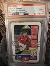 David Beckham Rookie Hasbro Soccer Card Manchester United PSA 9 Authenticated