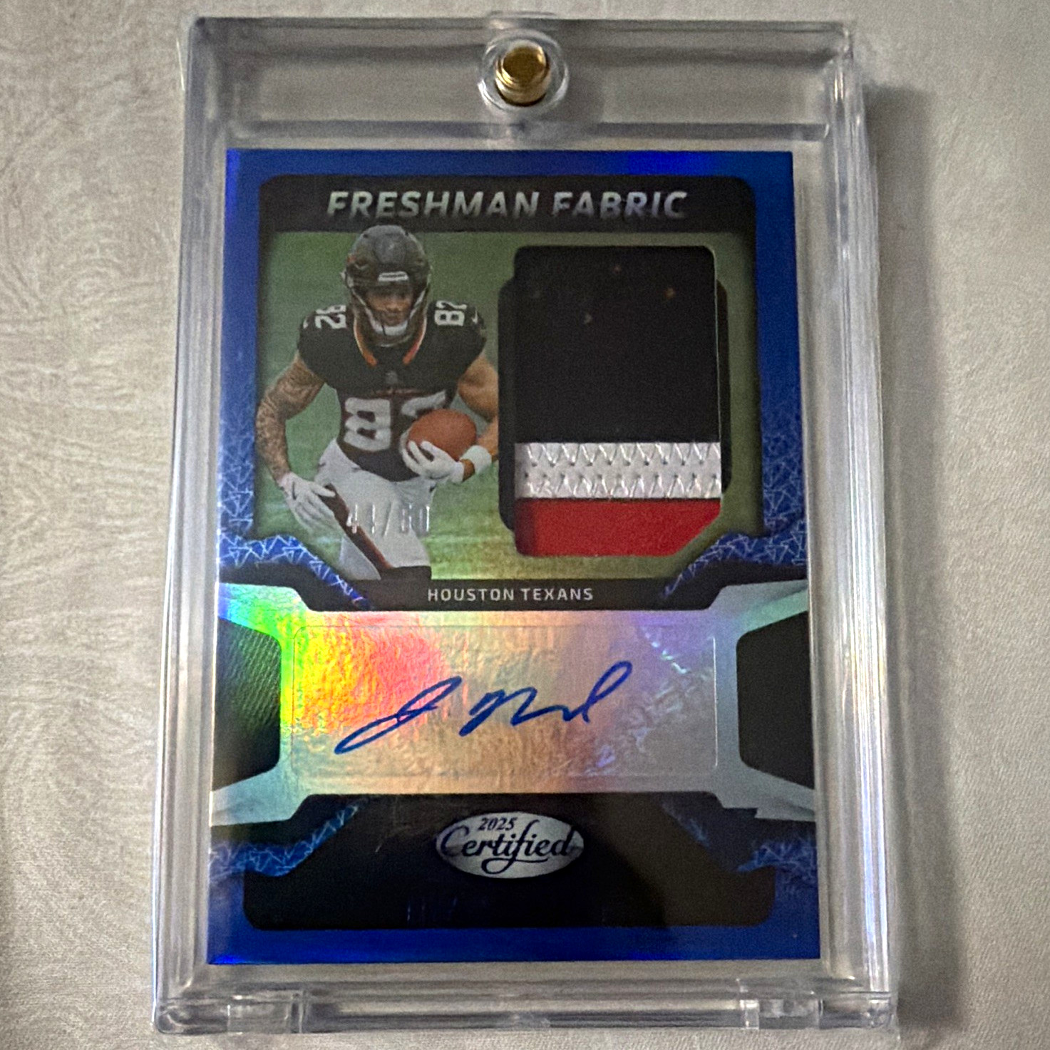 Jaylin Noel Panini Certified Rookie Signatures #JNL Blue Mirror
