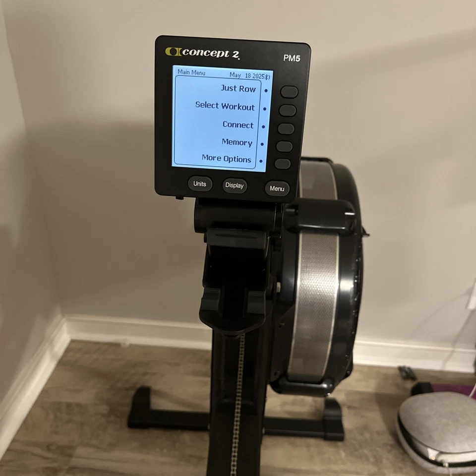 Concept2 Model E RowErg Indoor Rower Rowing Machine with PM5 Monitor, Tall Legs - Image 3 of 4