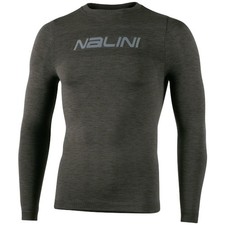 New Nalini Melange LS long sleeve base layer olive green (4400) XXL