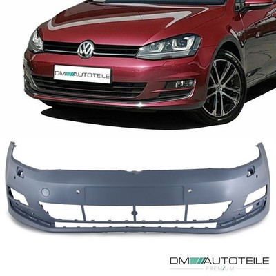 Stoßstange vorne grundiert für SRA + 6x PDC passt für VW Golf VII 7 ab 10/2012