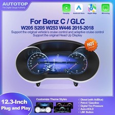 Virtual Cokpit LCD Digital Instrument Cluster Mercedes C GLC W205 X253 Dashboard