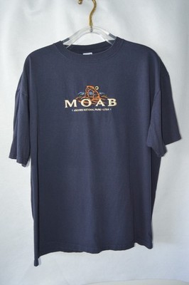 Moab Shirt | Moab Utah T-Shirt | Arches National Park SZ XXL Blue Cotton