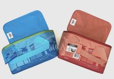 Trader Joe's MINI Insulated Tote Bag - Set of 2 Peach  Blue Released AUG 2025