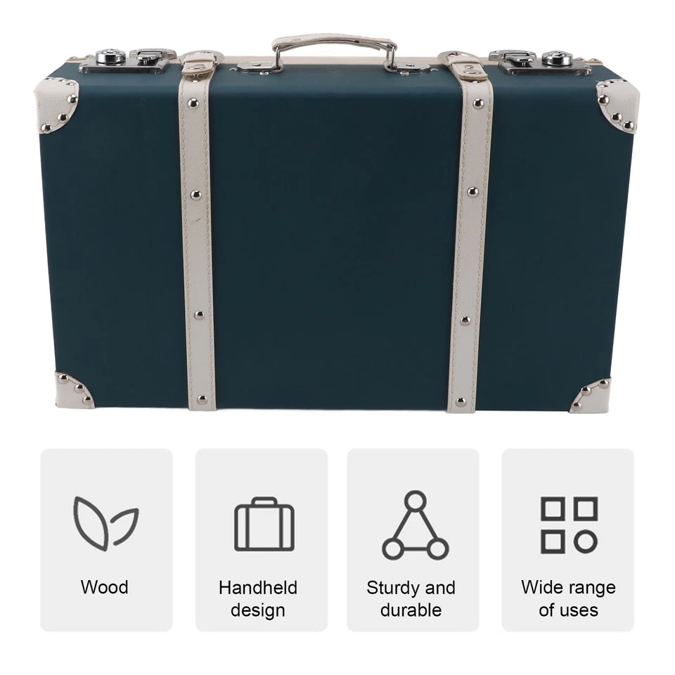 Reisekoffer Dekorative Kofferboxen Schatztruhe Aus Holz Schatztruhe - Bild 3 von 4
