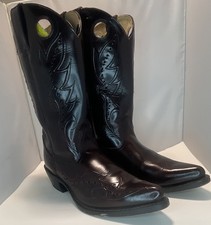 Durango Dragon leather cowboy Boots black che...
