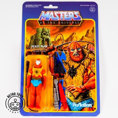 ReAction Beast Man Masters Of The Universe MotU Super7