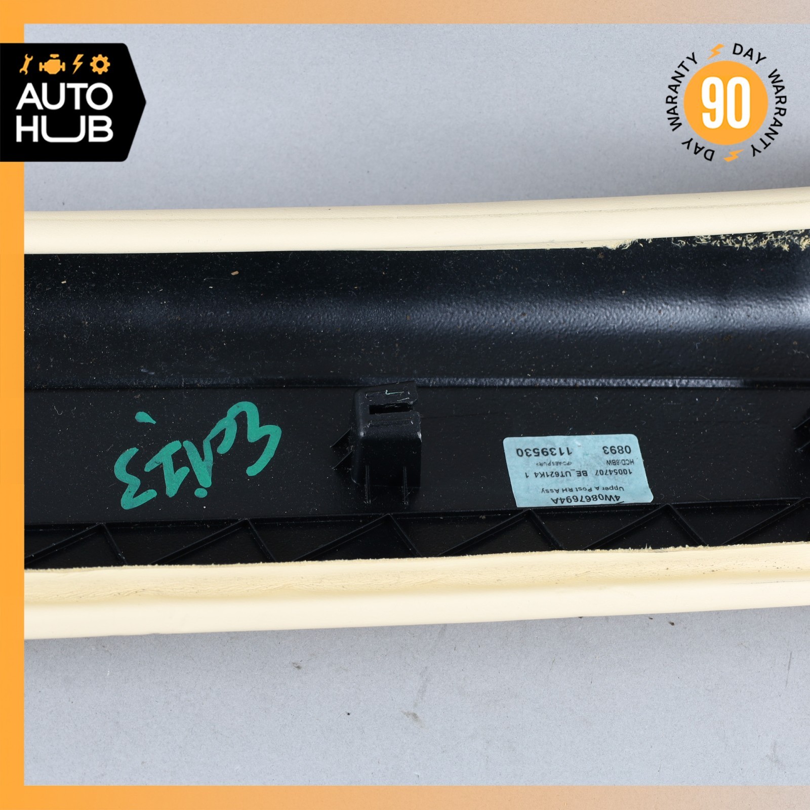 Bentley Flying Spur Sedan Front Right Interior Trim Panel A Pillar OEM