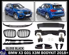 BODYKIT BODY KIT FÜR BMW X3 G01 X3M FRONT SPLITTER DIFFUSOR SCHÜRZE 2018+