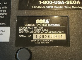 Sega Genesis Model 2 + Sega 32X Console Bundle, Controller & All Cords Lot Works