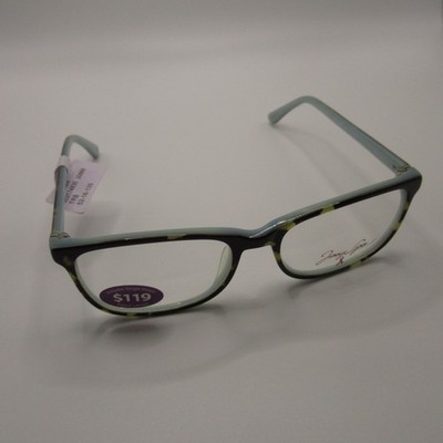 Jenny Lynn Radiant Eyeglass Frames Women 52-16-135 Tortoise Blue Full Rim