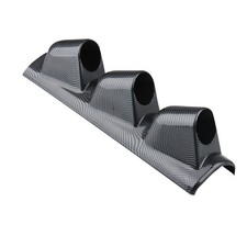 2" 52mm Carbon Fiber A-Pillar Triple Gauge Pod Left Hand Drive 3 Hole Gauge Hold