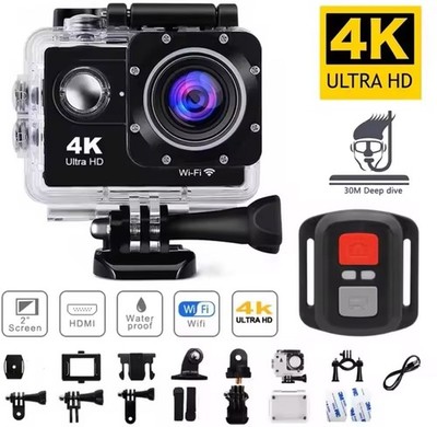 GO PRO 4K SPORT WIFI ACTION ULTRA HD 16MP UNDERWATER CAMCORDER 170°