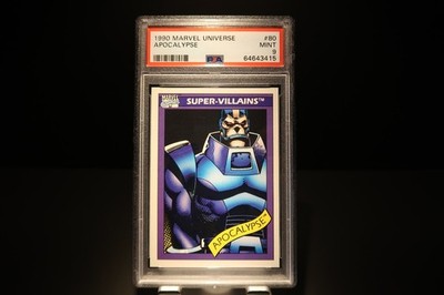   1990 Marvel Universe   Apocalypse #80   Super-Villains   PSA 9   Top Sammlers