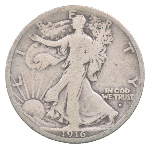 1916-S Walking Liberty Half Dollar *6701