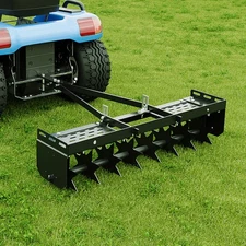 32" Tow Spike Aerator Tow Behind Rolling Tractor Soil Penetrator Mower Hitch