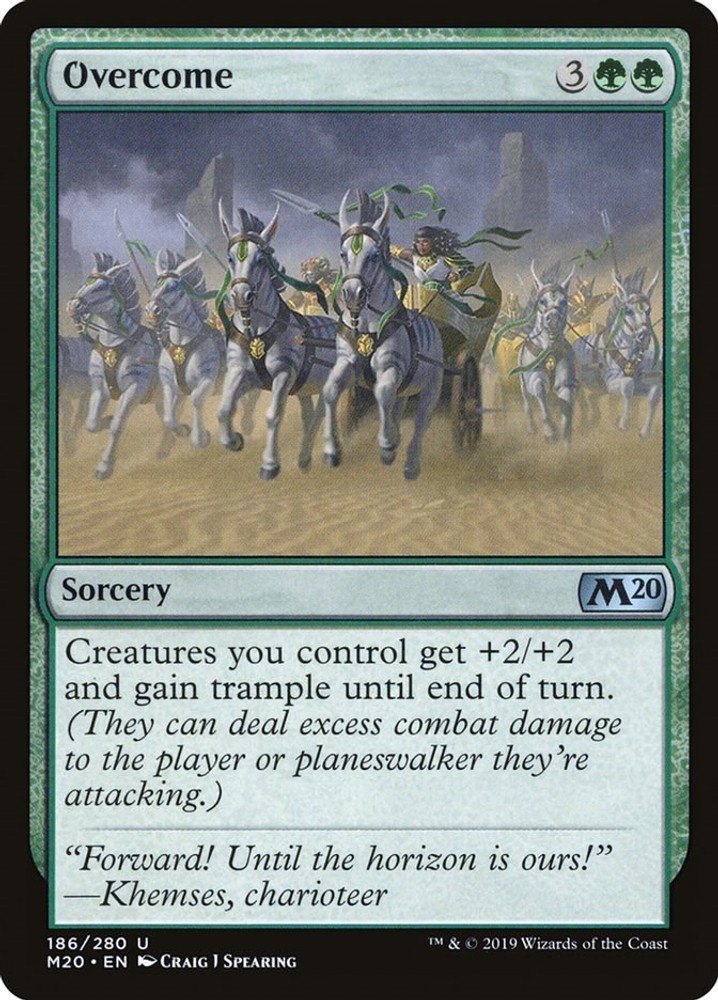 Overcome Normal [M20 - 186] NM MagicCore Set 2020