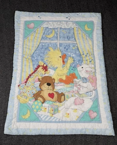 LITTLE SUZY'S ZOO Baby Crib QUILT Blanket Witzy Boof Lulla Nursery Comforter