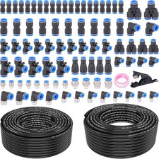 90 Pcs Dot Air Line With Quick Connect Air Fittings Kit 2 Roll 100ft 14 And 3 90 Pcs Dot Air Line With Quick Connect Air Fittings Kit 2 Roll 100ft 14 And 3
