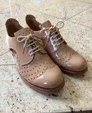 Office of Angela Scott Mr Muffin Blush Rose Tan Cut Out Oxfords Size 5
