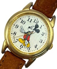 Disney Mickey Mouse Moving Hands Watch Large Numbers New Battery