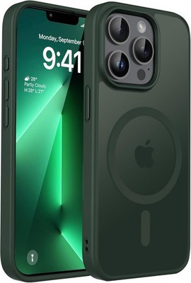 iPhone 13 Pro Max Hülle Stoßfest Kratzfest Magnetisch Transluzent Kompatibel