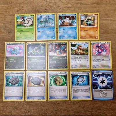 Vintage Black & White Plasma Blast Set Pokémon Karten TCG Konvolut Uncommon Commons