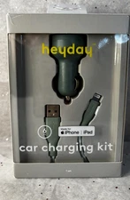 Heyday Car Charging Kit, USB-A to Iphone cable