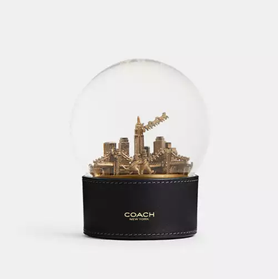 COACH ニューヨーク スノー ドーム・レキシー アンド スノーマン COACH SNOW GLOBE WITH REXY AND SNOWMAN:NIB BLACK/BRASS CCT00 | eBay