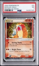 2004 POKEMON EX TEAM MAGMA VS TEAM AQUA #91 ENTEI EX-HOLO PSA 7 on eBay