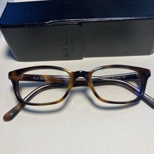 Paul Smith PS-236 DM Eyeglasses Demi Amber Tortoise Made in Japan 49-17-143 Case