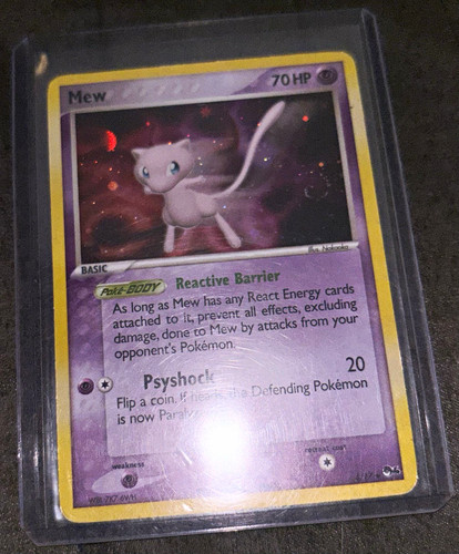 Mew Pop Series #4 Holo WITH SWIRL