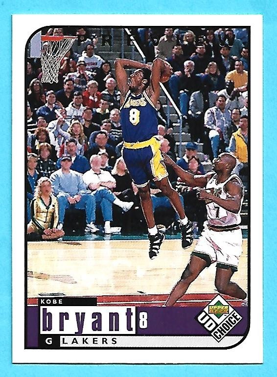 KOBE BRYANT 1998-99 UD Choice Preview #69 Lakers HOF'er