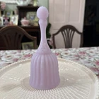 Fenton Art Glass Lavender Satin Faberge Bell 1977