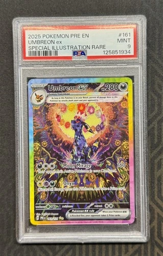 Umbreon ex 161/131 Sv: Prismatic Evolutions PSA 9