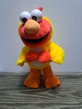 Sesame Street Elmo Just Play Dancing Chicken Costume Plush Toy Yellow 13" Works