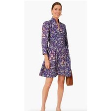 Vestido de berenjena Tuckernuck Eliana Avignon