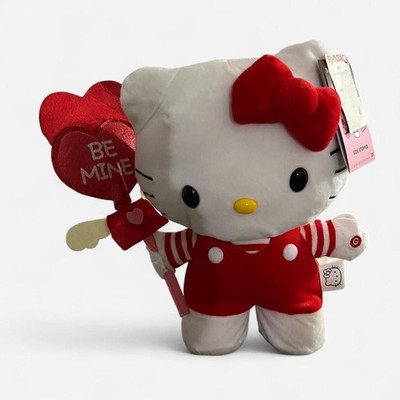 Sanrio Hello Kitty  Be Mine  Animated Side Stepper Easter Bunny Plush With Tag