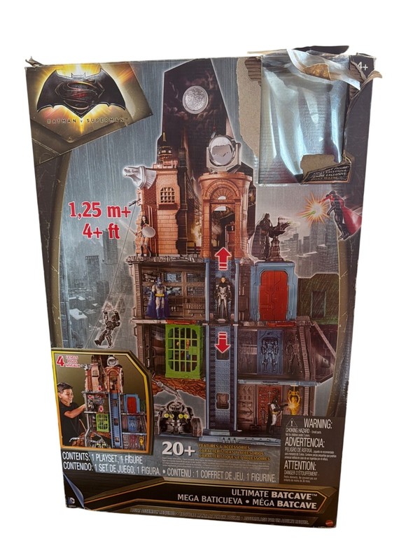 Batman V Superman Ultimate Batcave Mega Playset New in Box Missing Figure READ