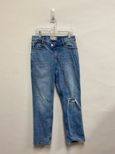 Abercrombie Kids SIZE 15/16 Blue Denim Distressed Girl's Jeans